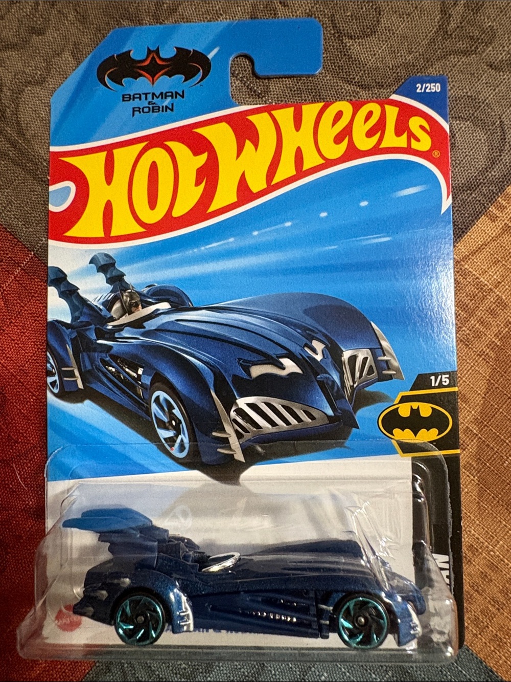 🛍️5/$20🛍️Hot Wheels Batman  and Robin Batmobile